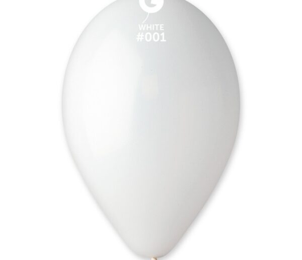 Balonek Gemar Bílý 30 cm