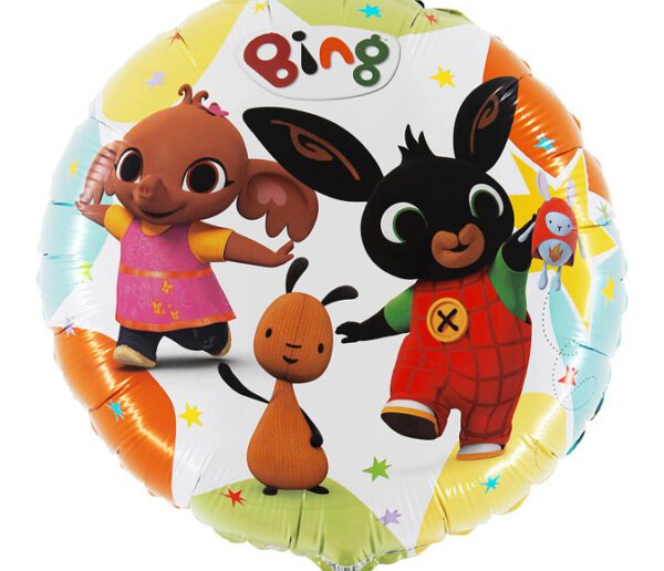 Foliový balonek Králíček Bing kulatý 45 cm