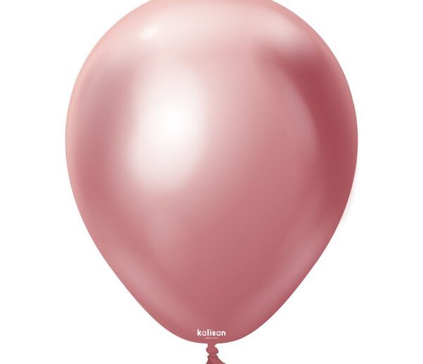 Balonky chromové růžové, Mirror Pink 30 cm/12″