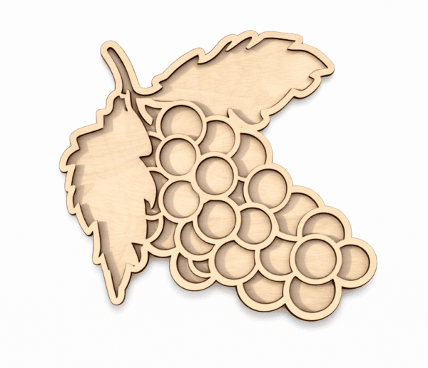 Dřevěná smyslová podložka – hrozen