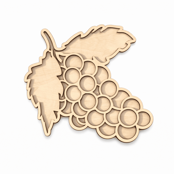 Dřevěná smyslová podložka – hrozen